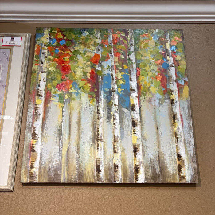 Birch Canvas Wall Art(AT)