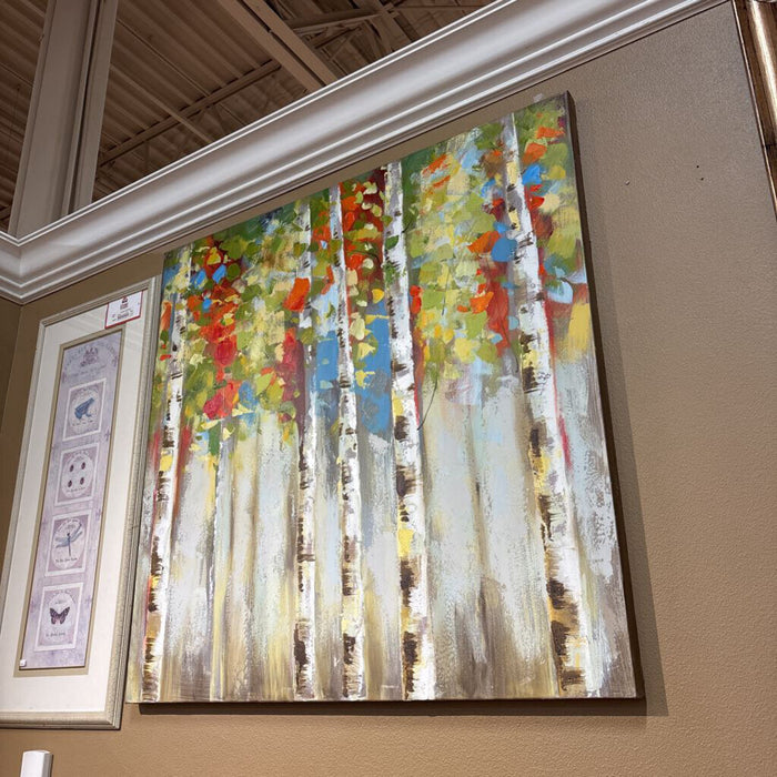 Birch Canvas Wall Art(AT)