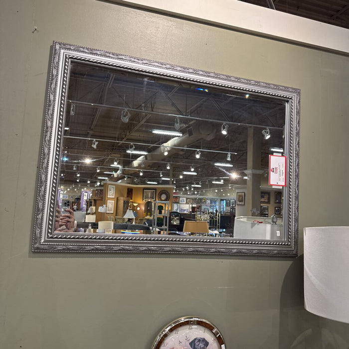 Silver Ornate Framed Mirror(TI)