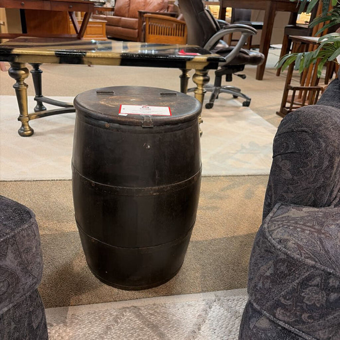 Round DW Barrel End Table(AT)