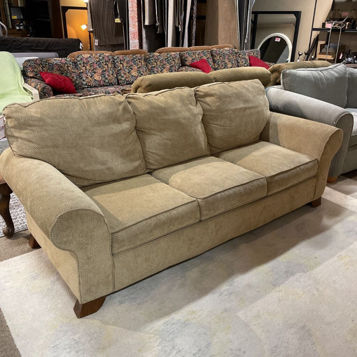 Tan Fabric Sleeper Sofa(BTK)