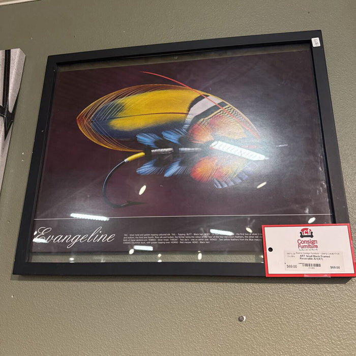 Small Black Framed Reversible Art(AT)