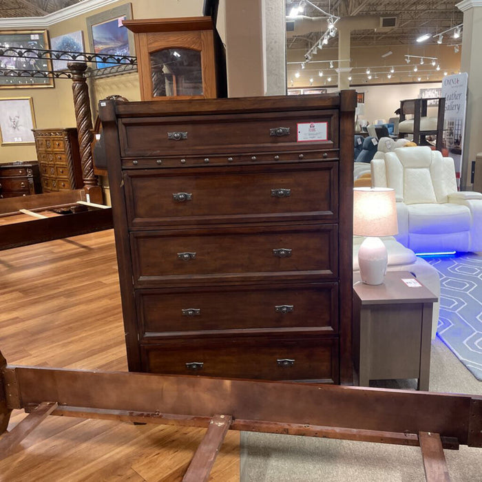 DW Tall Rustic 5-Drawer Tallboy(ALK)
