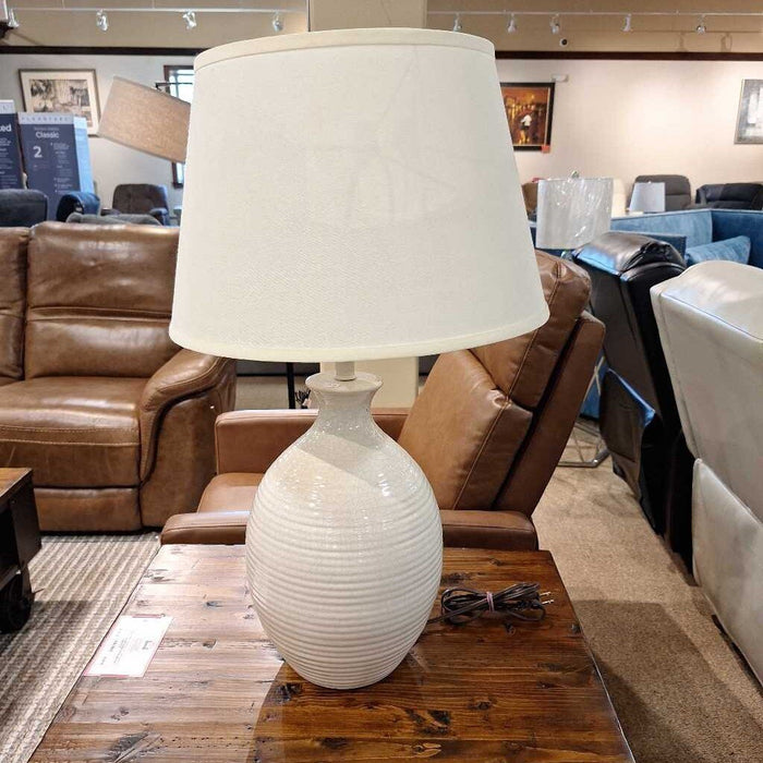 Bulbous Tan Lamp(AT)