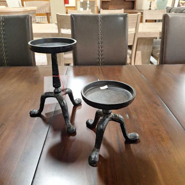 S/2 Black/Metal Small Stands(LH)