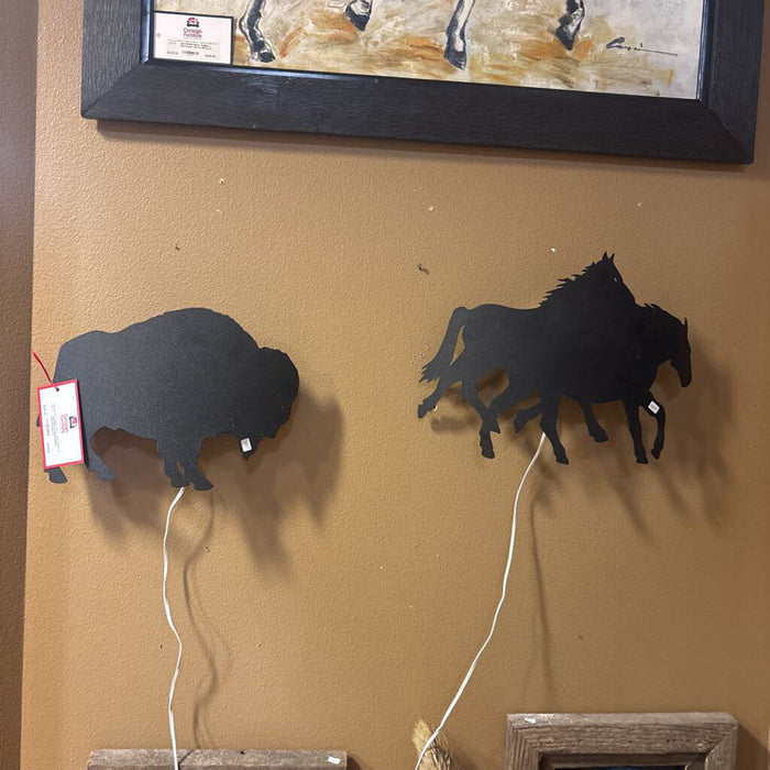 S/2 Metal Animal Wall Sconces(TI)
