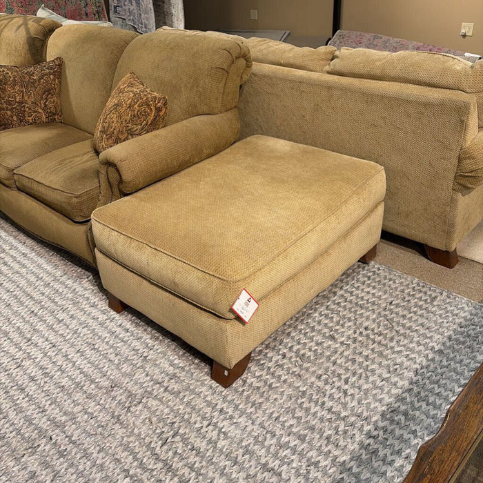 Tan Fabric Ottoman(TI)