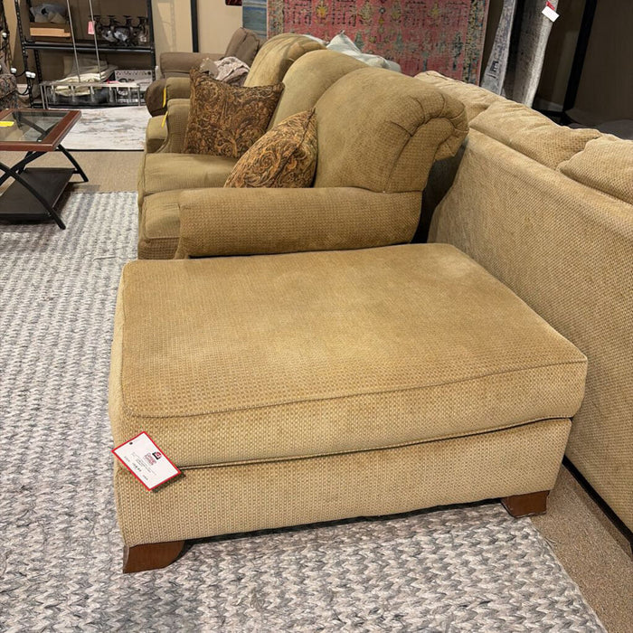 Tan Fabric Ottoman(TI)