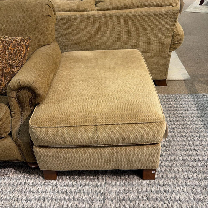 Tan Fabric Ottoman(TI)