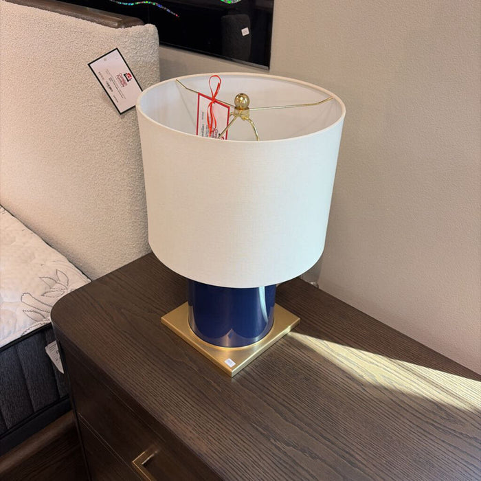 Blue/Gold Thick Table Lamp(AT)