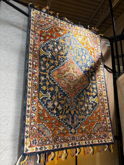 Multi-Color Tassled Rug(SK)