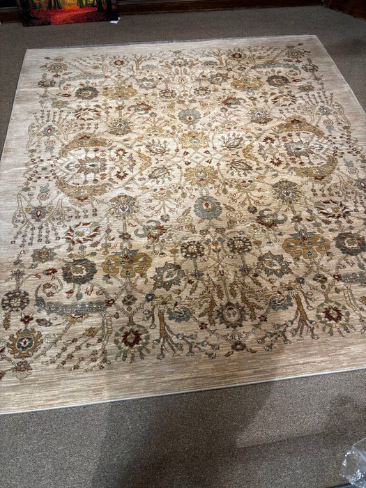 Large Beige Patterned Rug (TI)