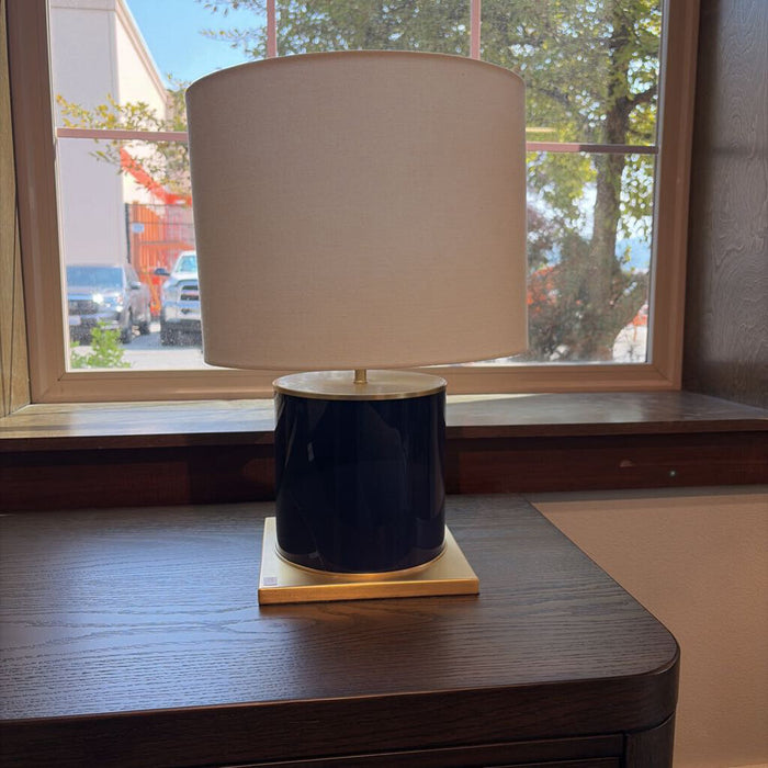 Blue/Gold Thick Table Lamp (AT)