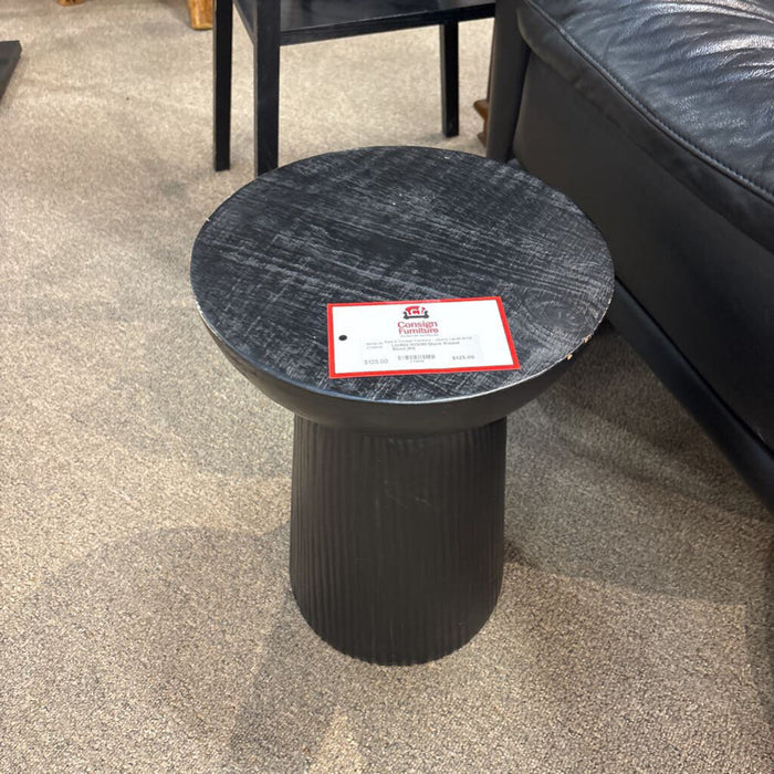 Black Round Stool (IH)