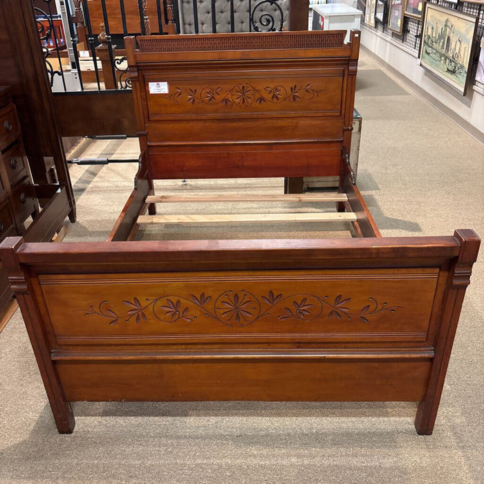 Antique Cherry Wood Full Bed (BAH)
