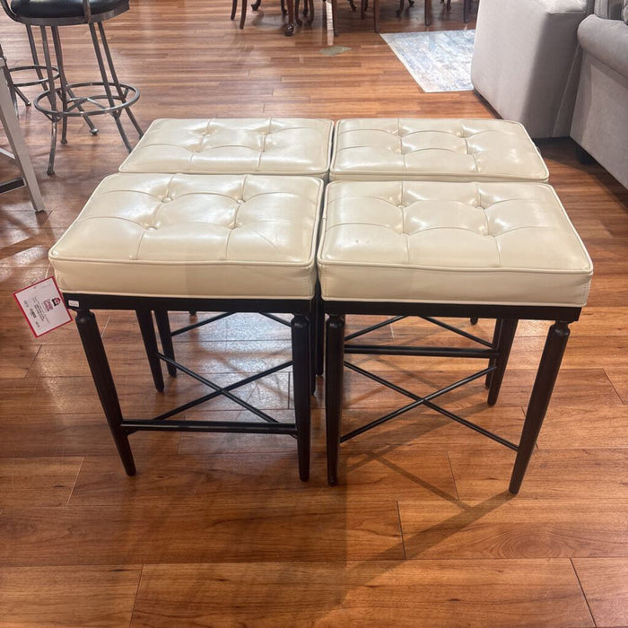 x4 White Ballard Design Stools (BTI)