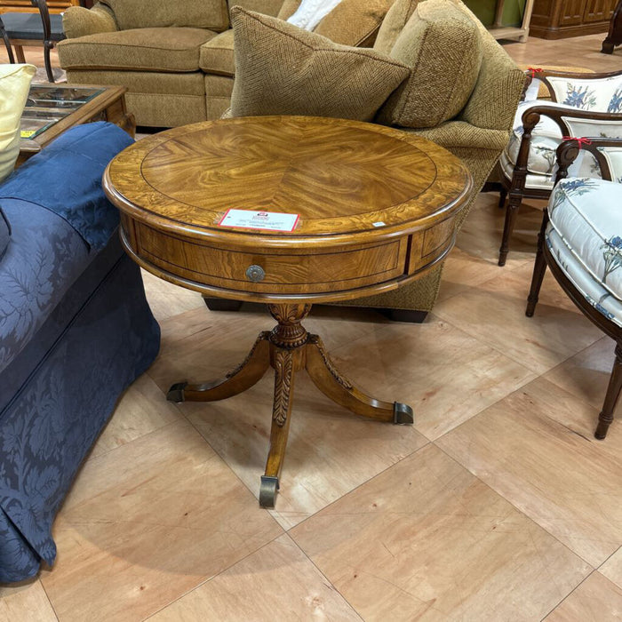 Ornate Drexel Pedestal End Table(BHA)