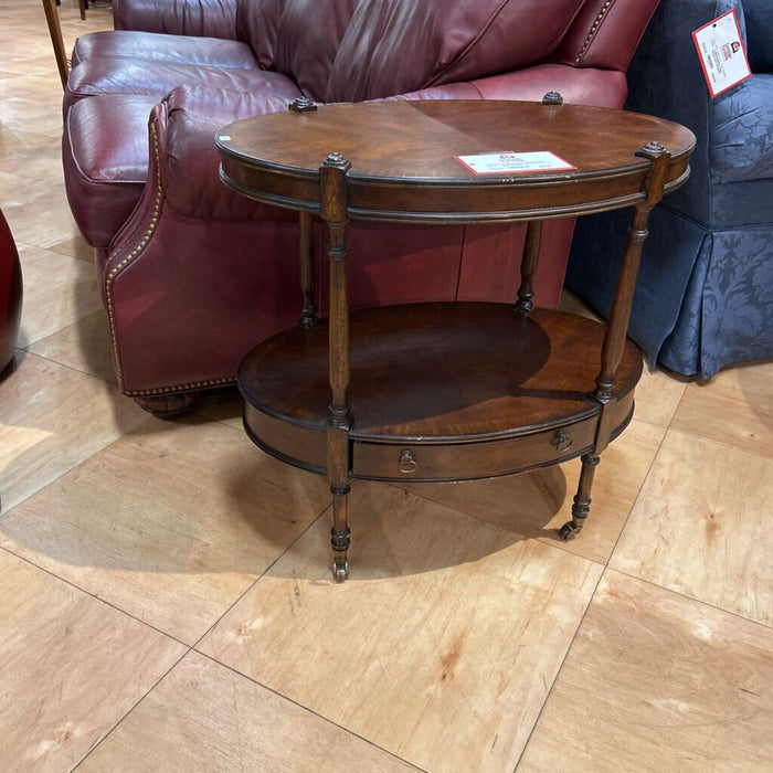 2-Tier DW Oval End Table(SK)