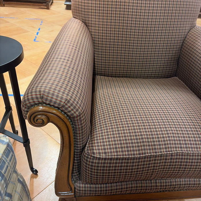 Thomasville Striped Accent Chair(LSH)