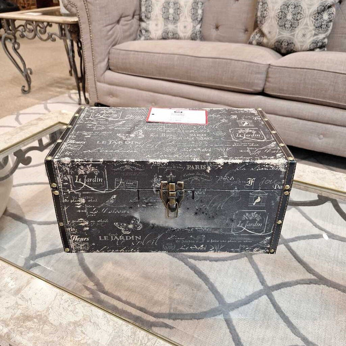 Tiny Black Trunk w/ Writing (BA)