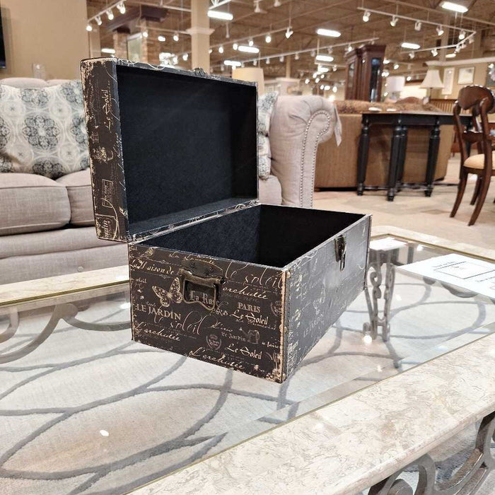 Tiny Black Trunk w/ Writing (BA)