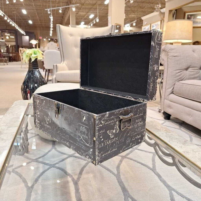 Tiny Black Trunk w/ Writing (BA)