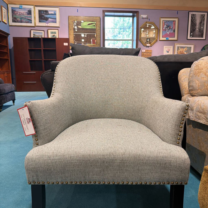 Grey Fabric NH Accent Chair(TI)