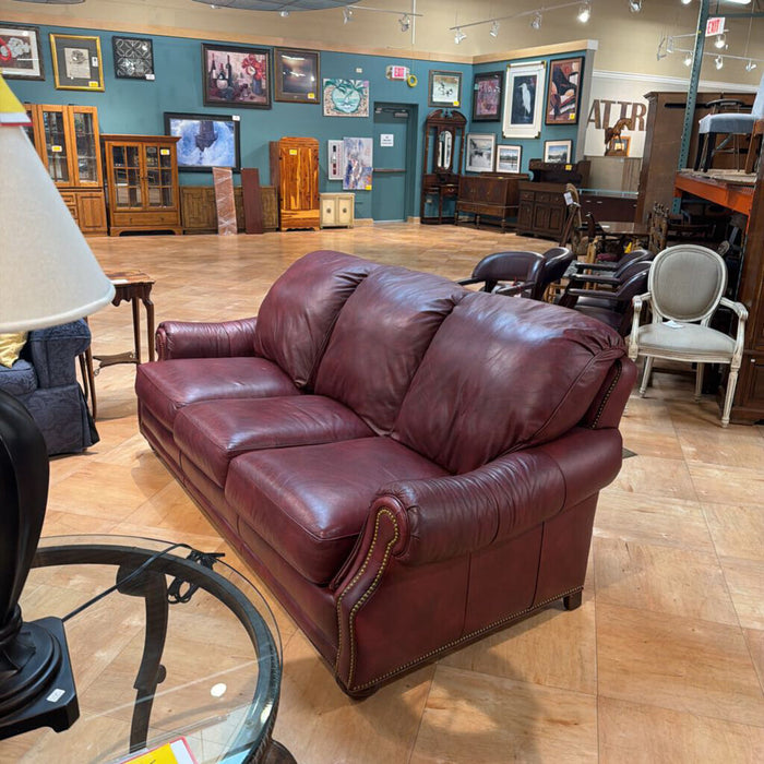 Hancock/Moore Leather NH Sofa(MSK)