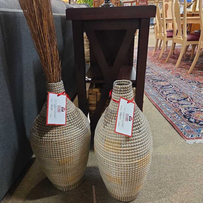 Wicker Banded Vase(LH)