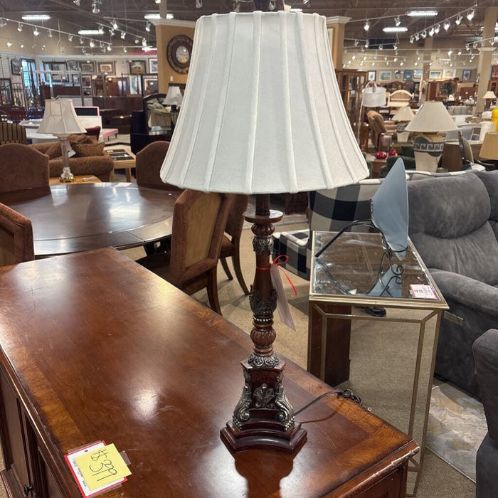 Brown Orante Lamp + Linded Shade Lamp (LS)
