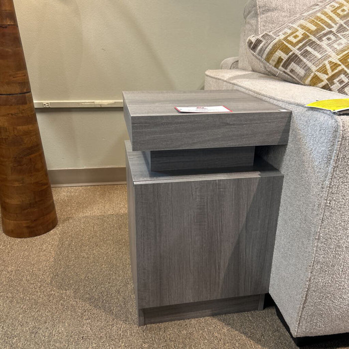 Grey 1-Door Nightstand(SK)