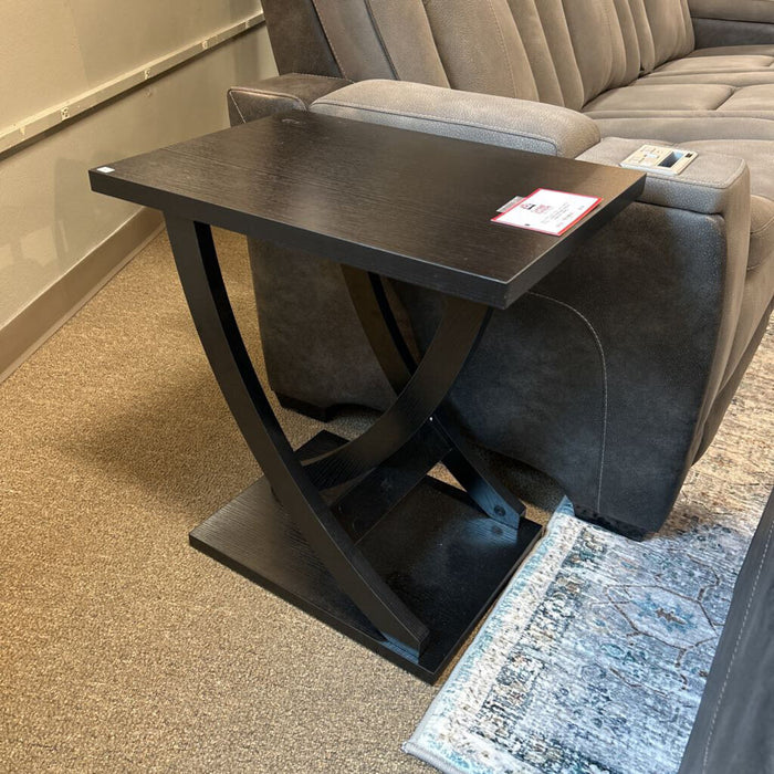 Black Abstract Legged End Table(KL)