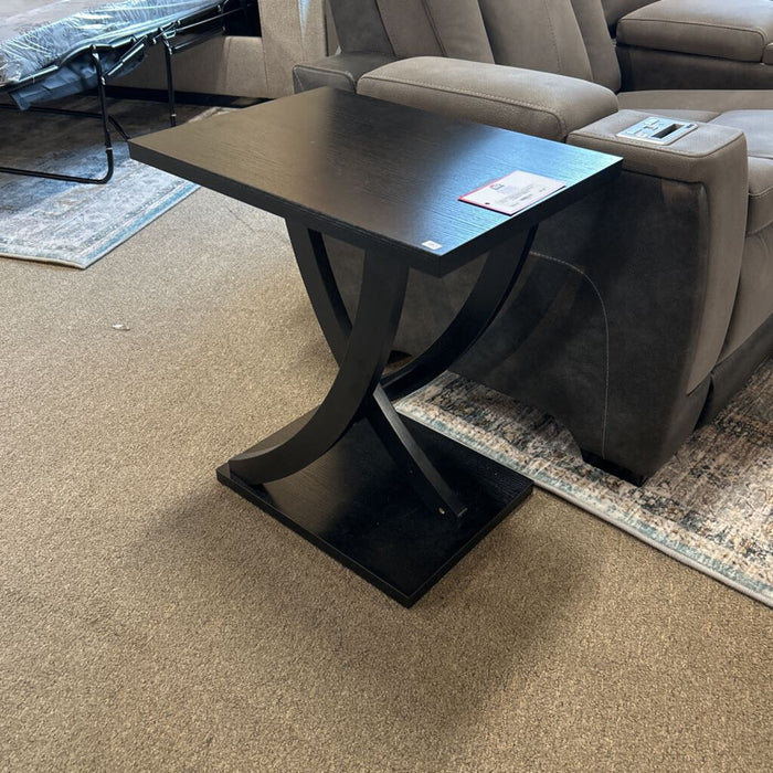 Black Abstract Legged End Table(KL)