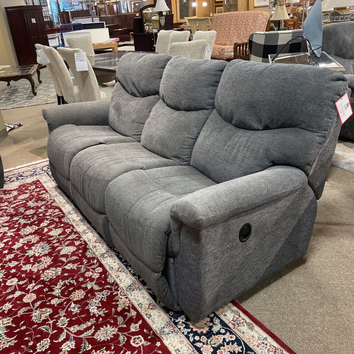 Grey Fabric LaZboy Reclining Sofa(BHBH)