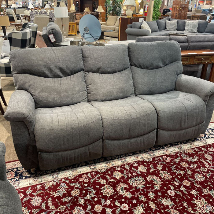 Grey Fabric LaZboy Reclining Sofa(BHBH)