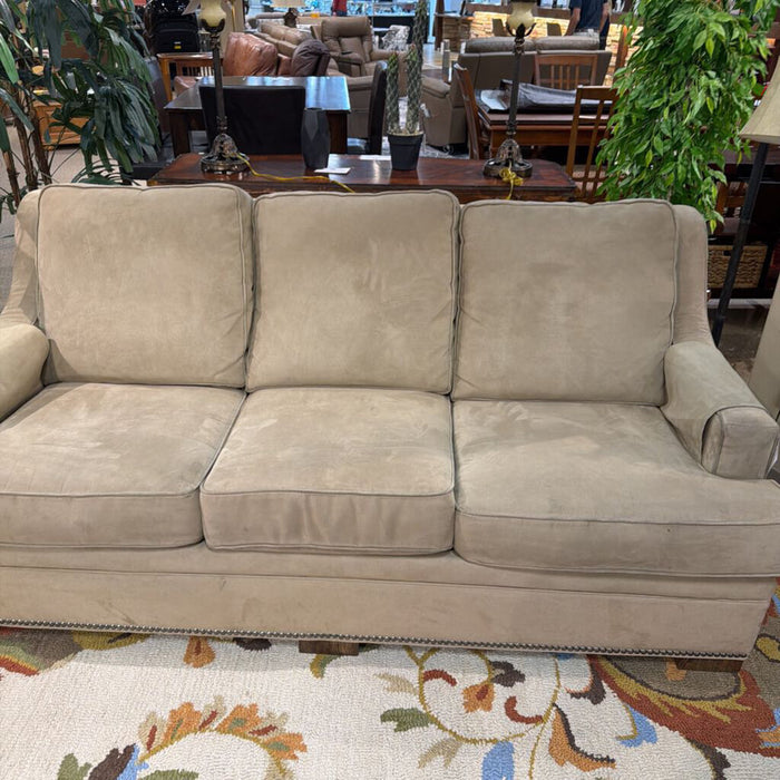 Flexsteel NH Suede Fabric Sofa(BBLK)