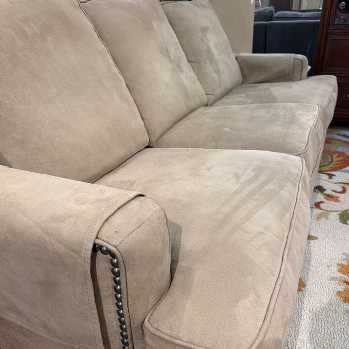 Flexsteel NH Suede Fabric Sofa(BBLK)