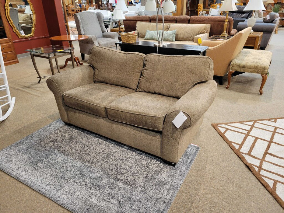 Brown Flexsteel Loveseat (ALK)