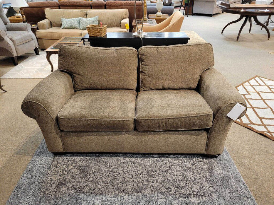 Brown Flexsteel Loveseat (ALK)