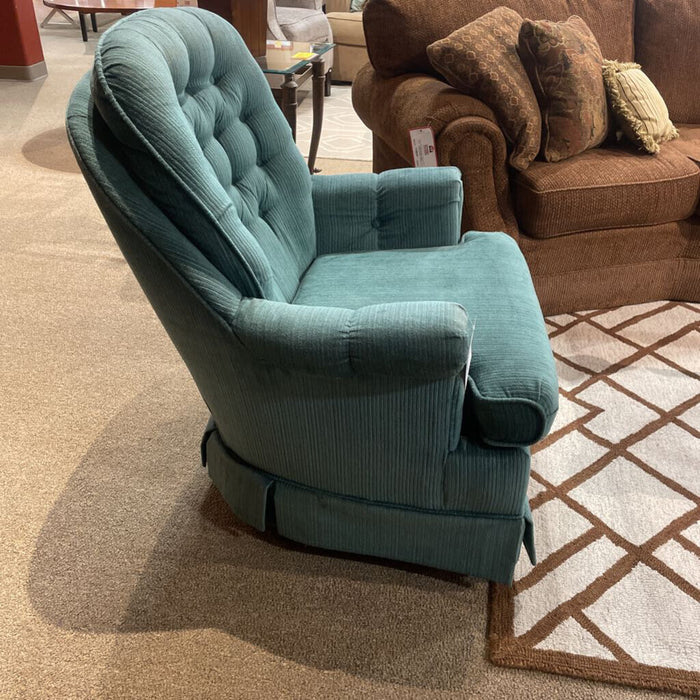 Green Tufted Accent Chair(KL)