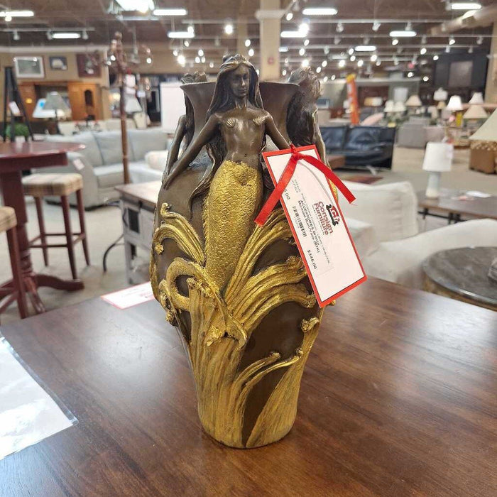 Bronze Mermaid Bust/Vase (BTK)