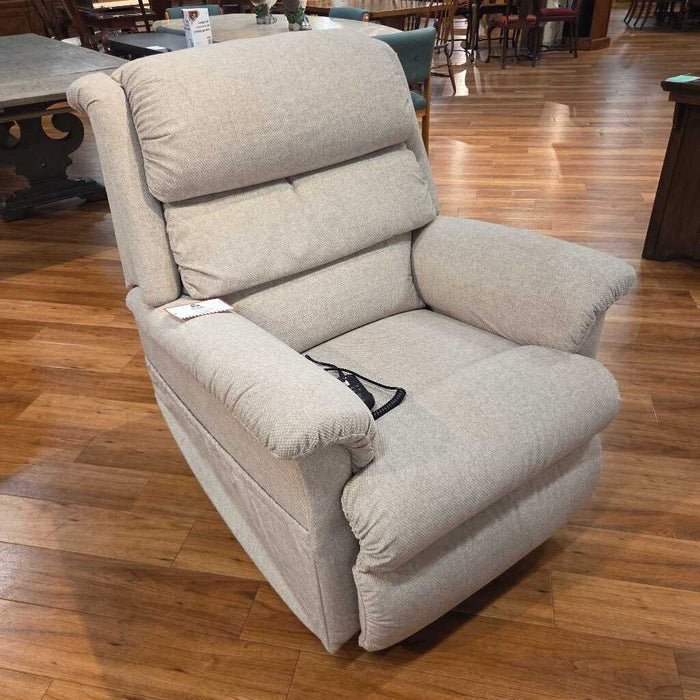 Tan Fabric Lazboy Lift Recliner (KHK)
