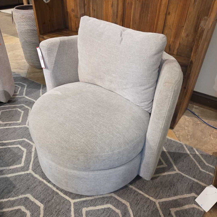 Beige Fabric Swivel Chair (BHH)