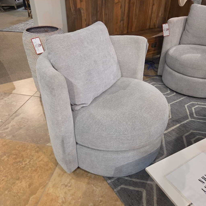 Beige Fabric Swivel Chair (BHH)
