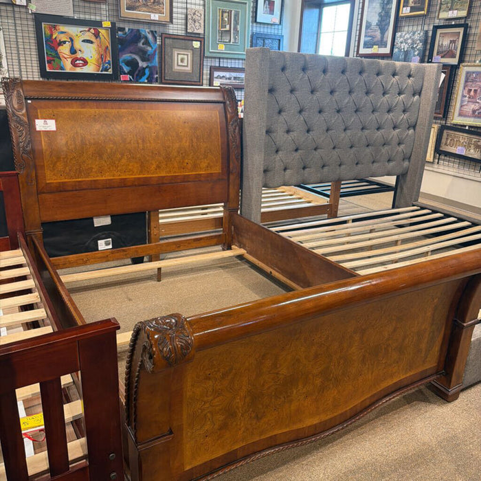 Aico DW Queen Sleigh Bedframe(KHK)