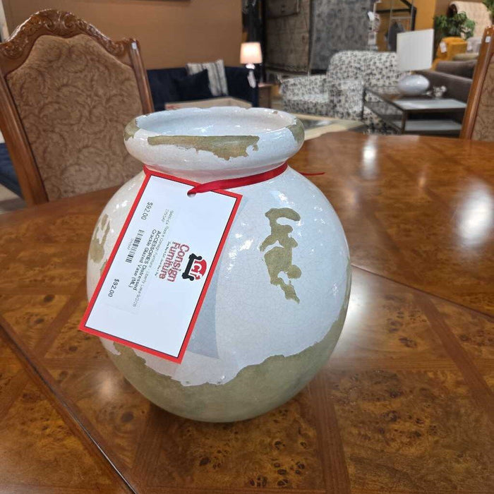Distressed Crackle Glazed Vase (ML)