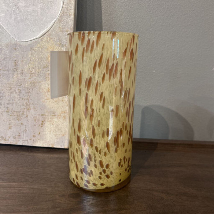 Brown/Tan Spotted Vase(AT)