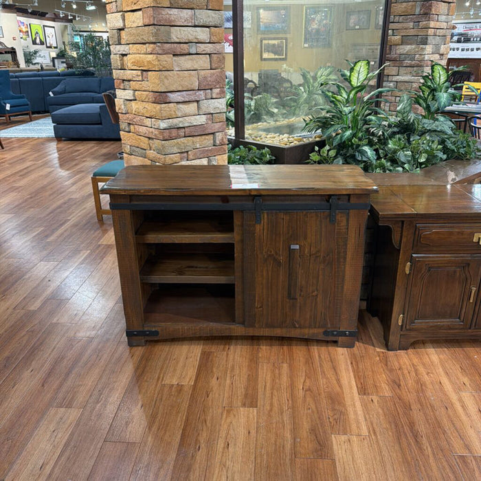 Rustic DW Sliding Door TV Stand(ALK)