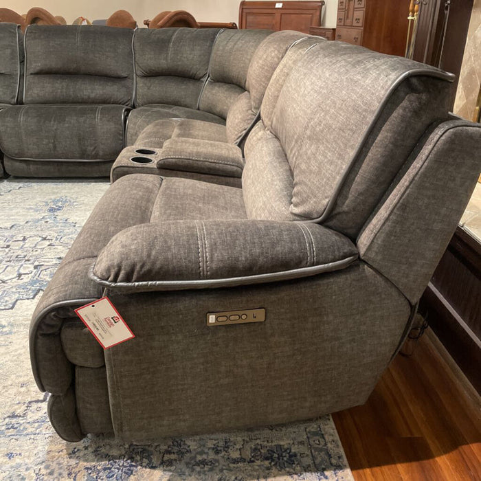 Dark Grey Powered Sectional(BCHH)