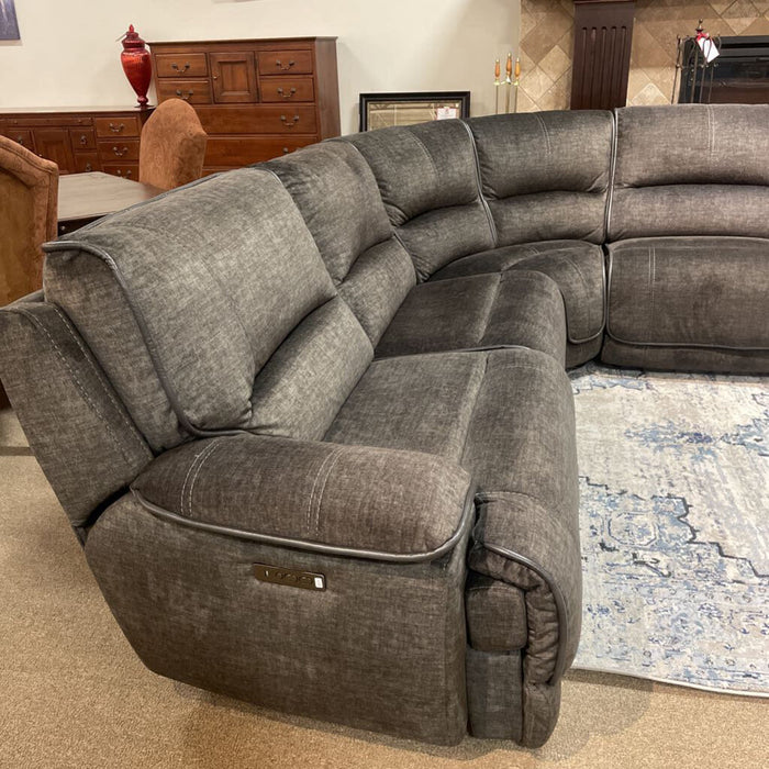 Dark Grey Powered Sectional(BCHH)